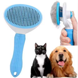 Brosse autonettoyante chien et chat | Poils morts
