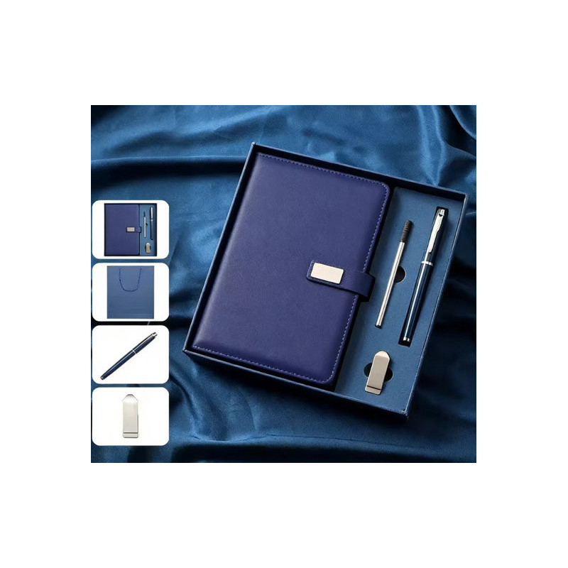 Coffret agenda A5, stylo et clé USB 8 Go