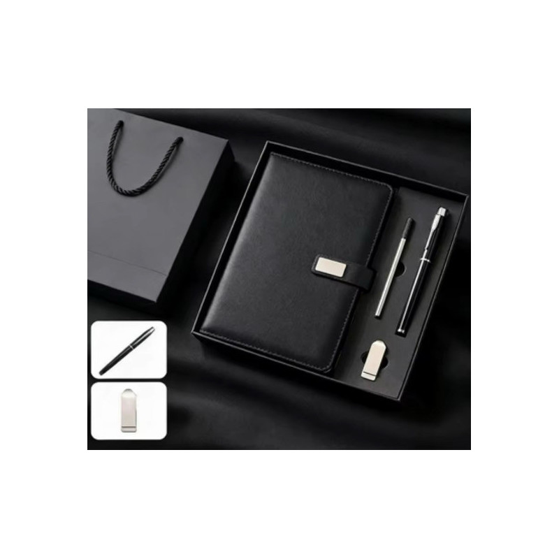 Coffret carnet, stylo et clé USB | Idée cadeau