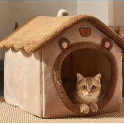 Niche cocoon pour chat et petit chien | Couchage douillet