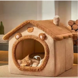 Niche cocoon pour chat et petit chien | Couchage douillet