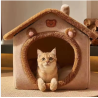 Niche cocoon pour chat et petit chien | Couchage douillet